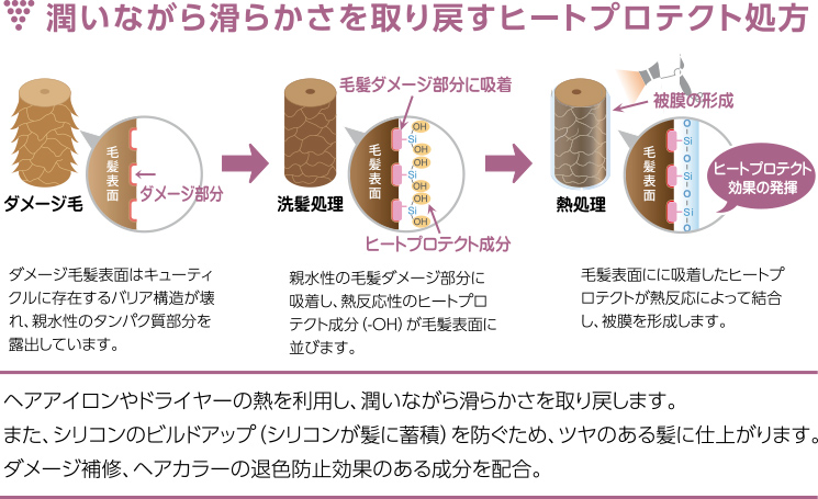 使うたびに満たされてゆくツヤ髪へ