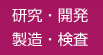 研究・開発 製造・検査